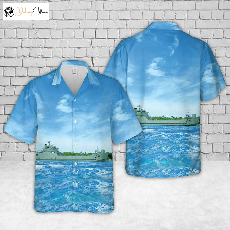 US Army Hawaiian Shirt – Tribute to USAV SSGT Robert T Kuroda LSV-7