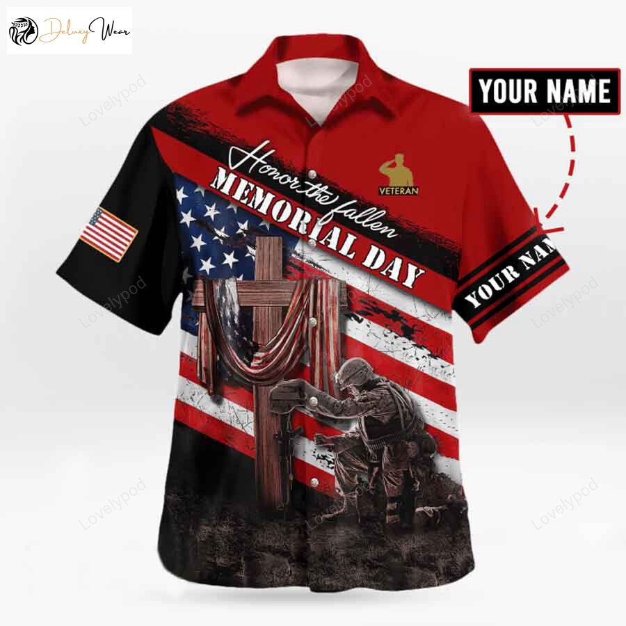 Honor the Fallen – Memorial Day Hawaiian Shirt: Perfect Gift for US Veterans