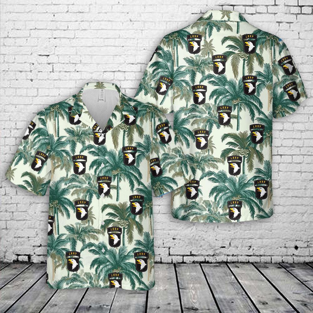 101st Airborne Division LRRP Vietnam War Hawaiian Shirt Gift for Men Dad Father Gift for Men Dad Father