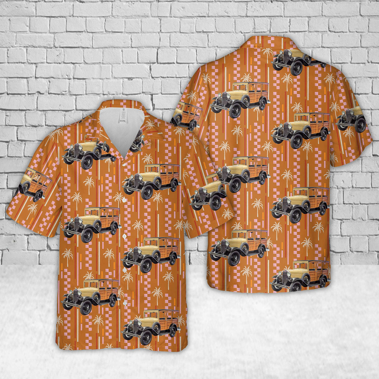 1930 Ford Model A Deluxe Station Wagon Hawaiian Shirt Gift for Men Dad Father Gift for Men Dad Father
