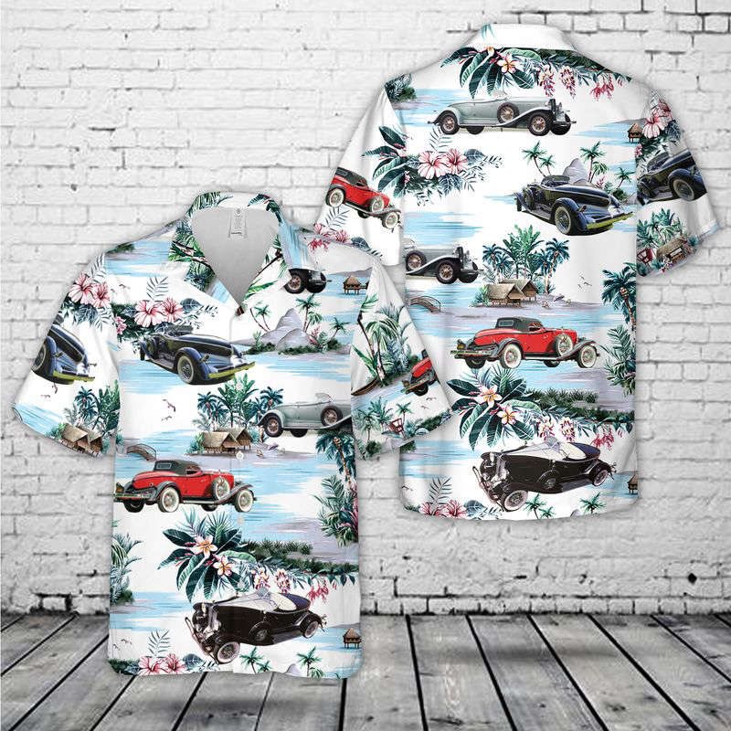 1932 Auburn Boattail Speedster Hawaiian Shirt Gift for Men Dad Father Gift for Men Dad Father