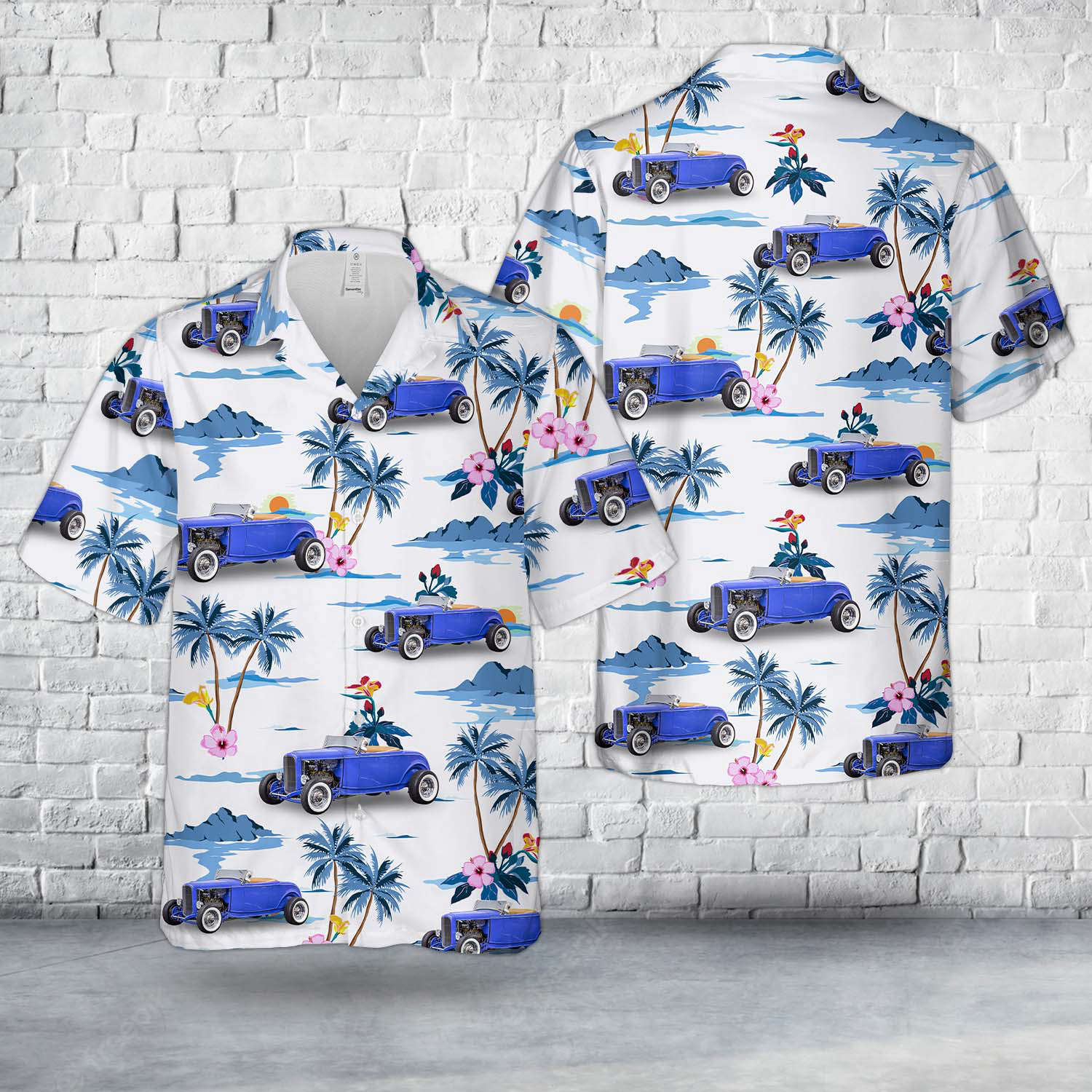 1932 Ford Highboy Roadster Hawaiian Shirt Gift for Men Dad Father Gift for Men Dad Father