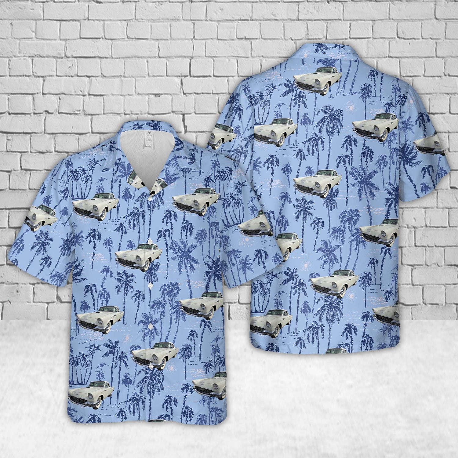 1957 Ford Thunderbird Convertible Hawaiian Shirt Gift for Men Dad Father Gift for Men Dad Father
