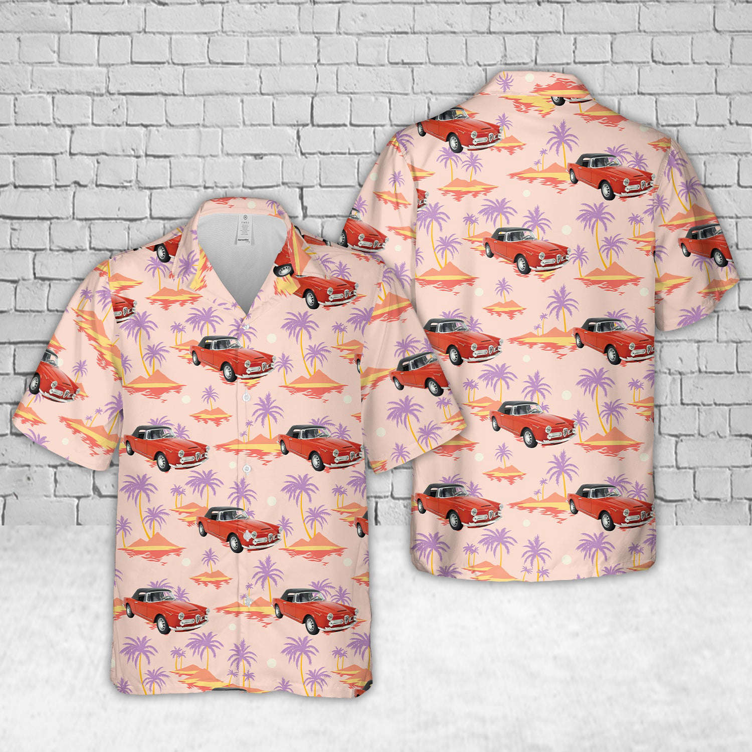 1960 Alfa Romeo 2600 Spider Hawaiian Shirt Gift for Men Dad Father Gift for Men Dad Father