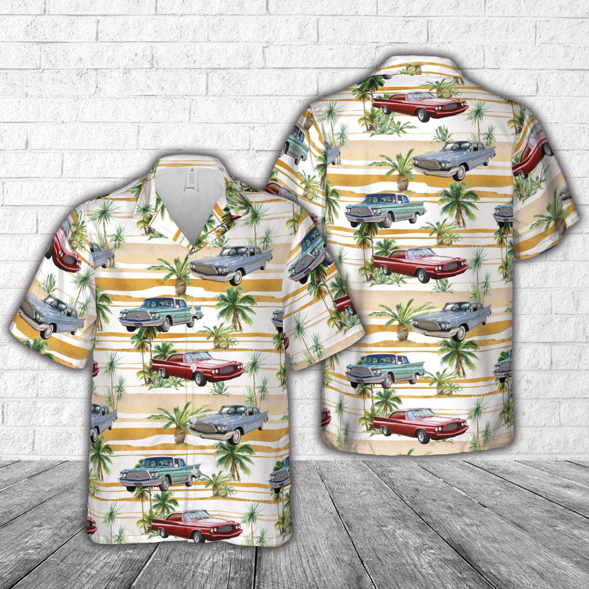 1960 Chrysler Windsor Hawaiian Shirt Gift for Men Dad Father Gift for Men Dad Father