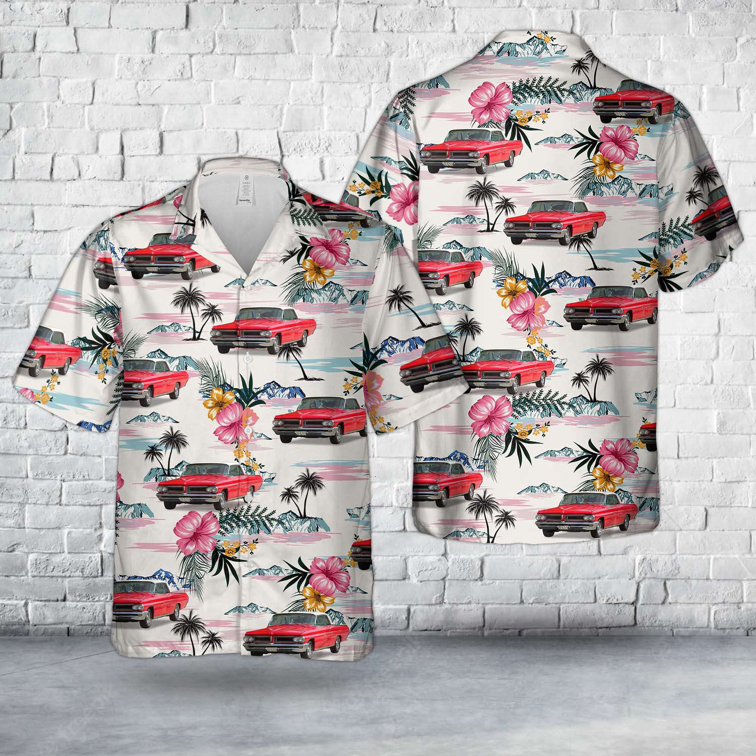 1962 Pontiac Grand Prix Hawaiian Shirt Gift for Men Dad Father Gift for Men Dad Father
