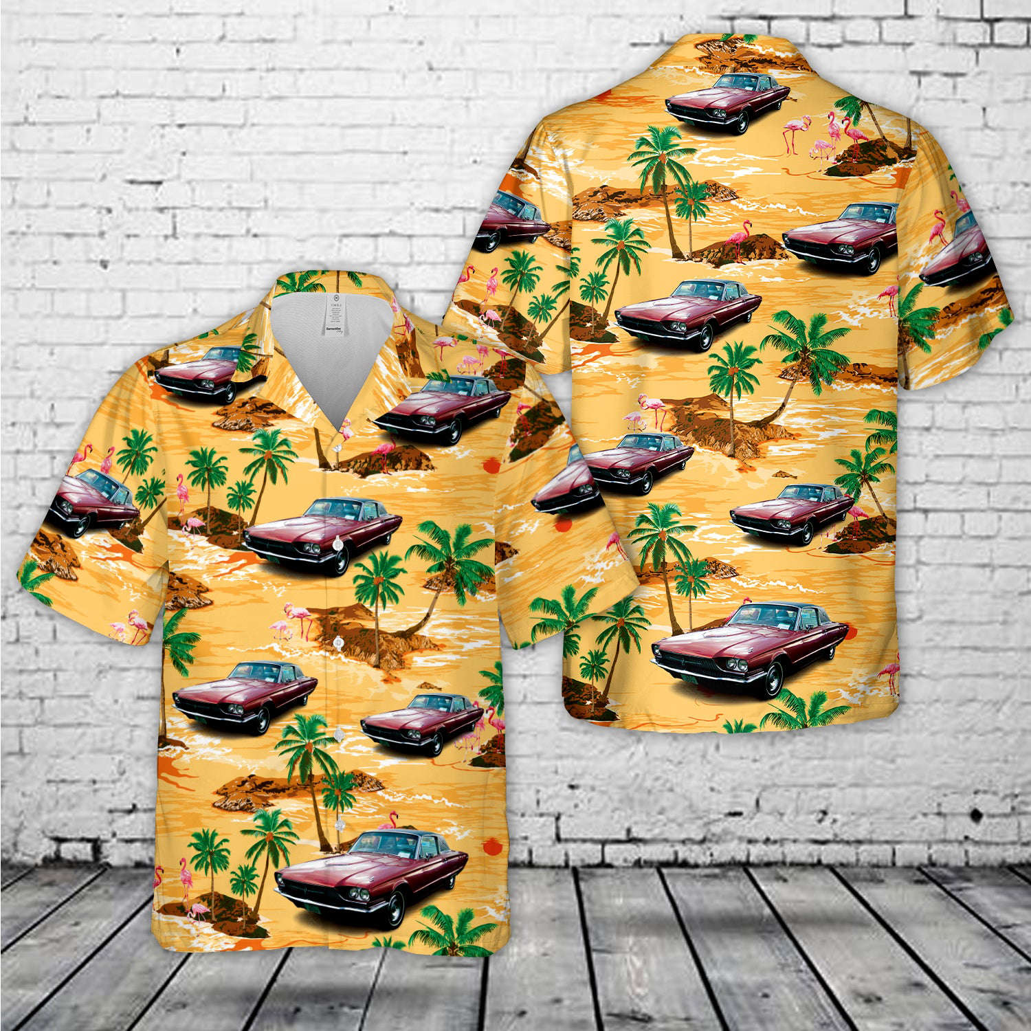 1966 Ford Thunderbird Town Landau Hawaiian Shirt Gift for Men Dad Father Gift for Men Dad Father