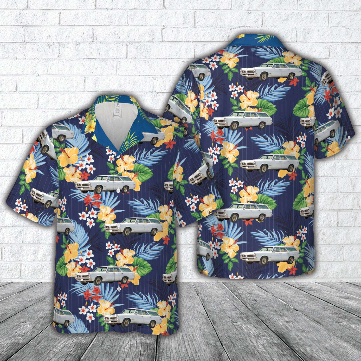 1966 Pontiac Tempest Hawaiian Shirt Gift for Men Dad Father Gift for Men Dad Father