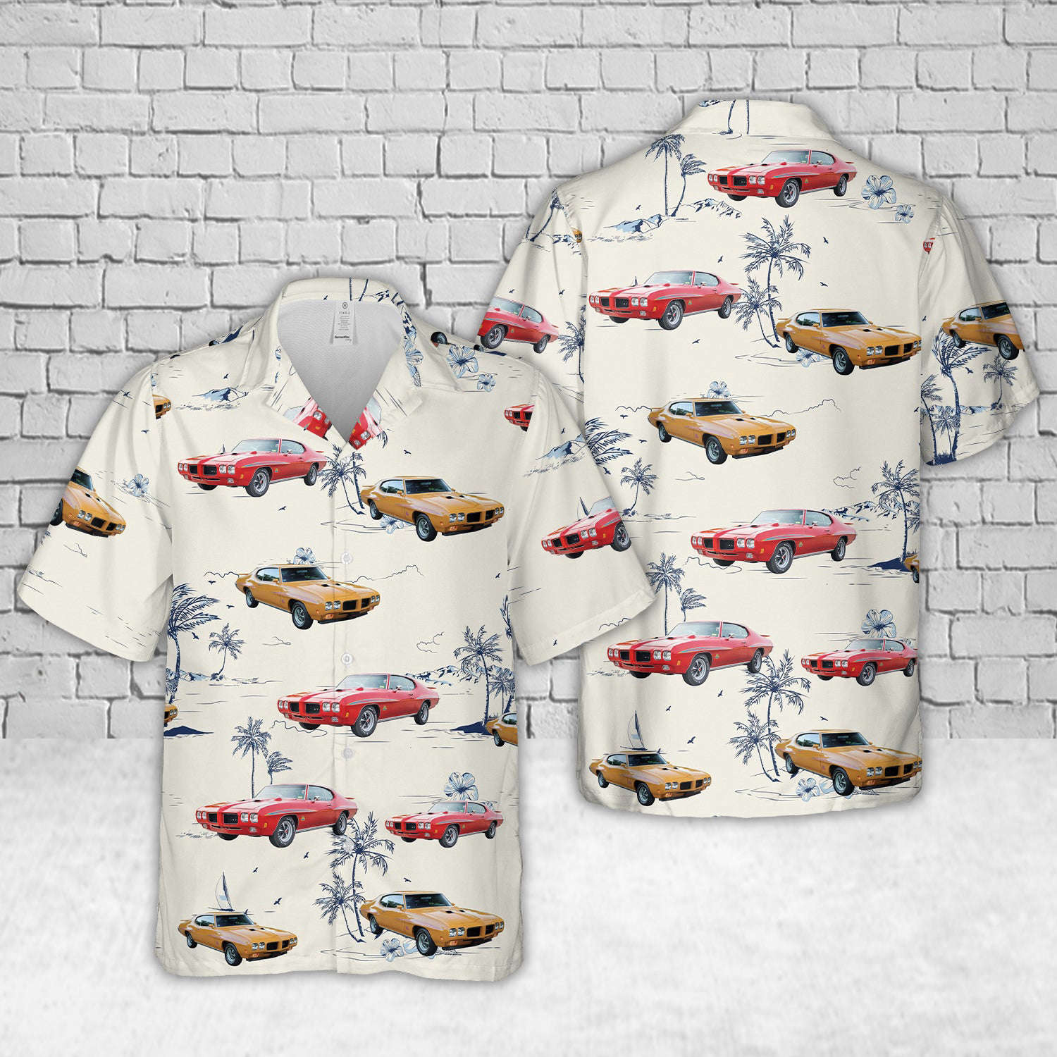 1970 Pontiac GTO “Judge” Hawaiian Shirt Gift for Men Dad Father Gift for Men Dad Father