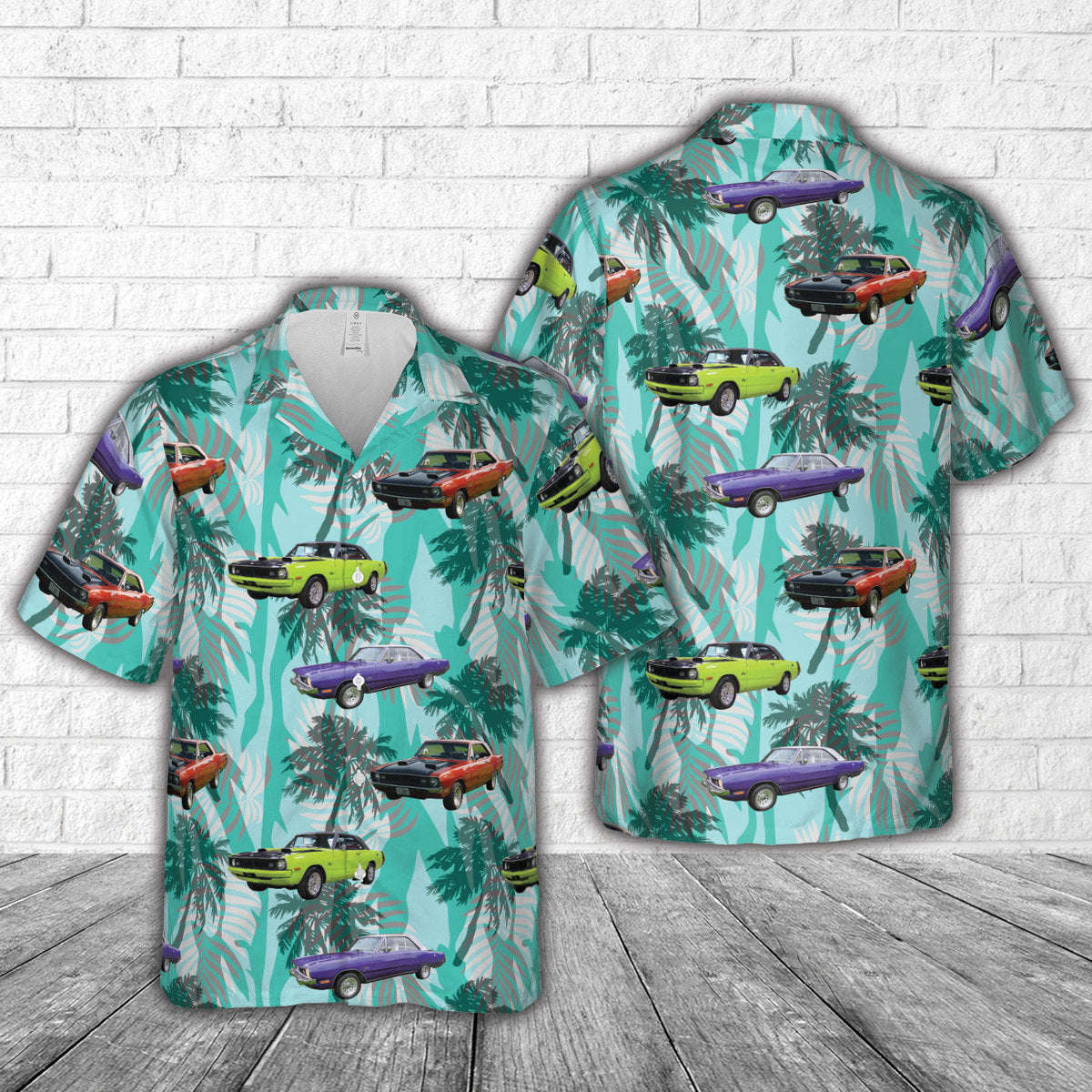 1971 Dodge Dart Hawaiian Shirt Gift for Men Dad Father Gift for Men Dad Father