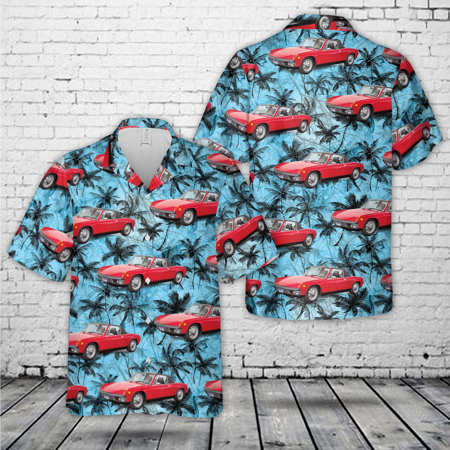 1972 Porsche 914 Targa Coupe Hawaiian Shirt Gift for Men Dad Father Gift for Men Dad Father