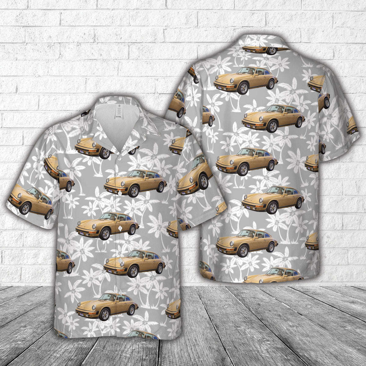 1975 Porsche 911 S Coupe Hawaiian Shirt Gift for Men Dad Father Gift for Men Dad Father