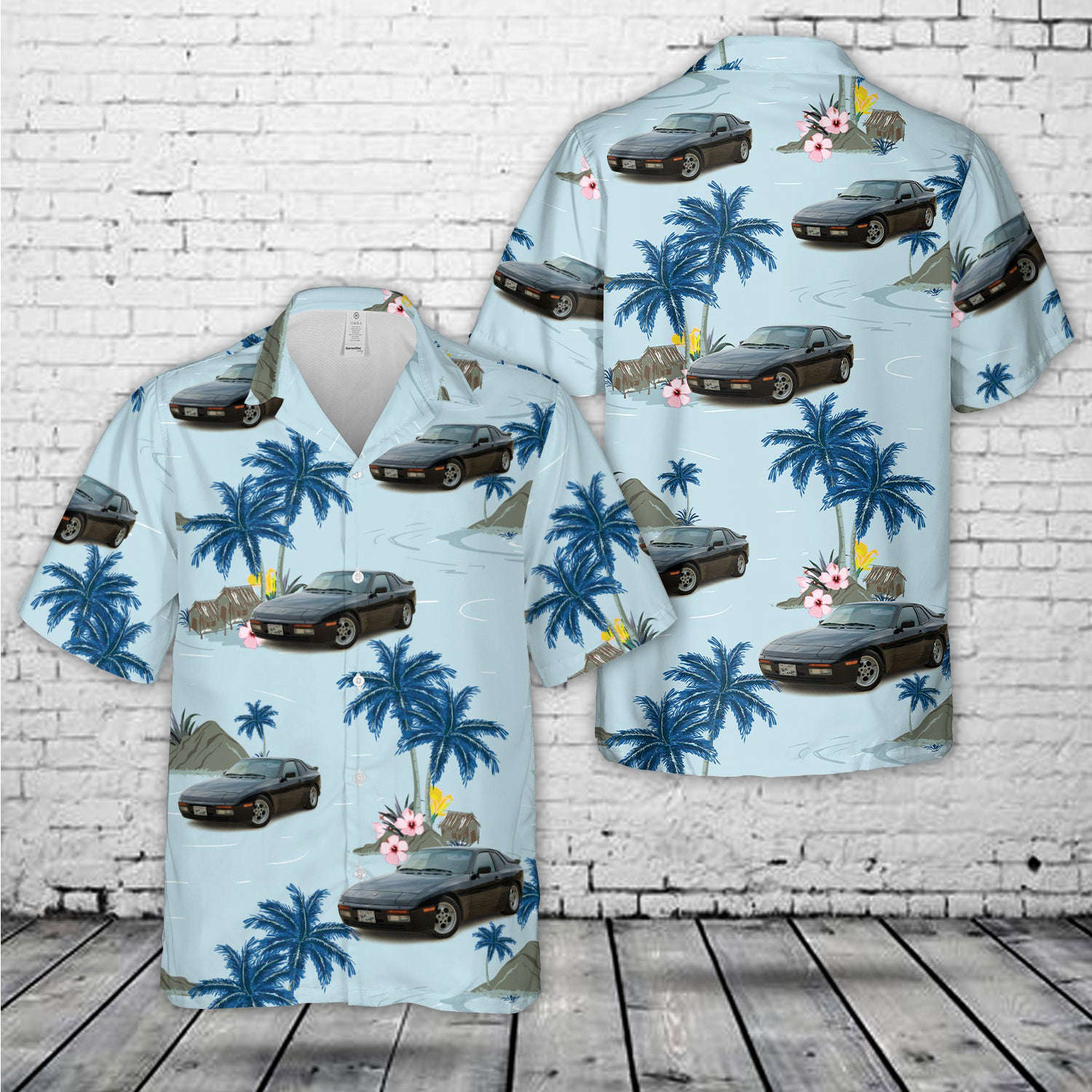 1986 Porsche 944 Turbo Coupe Hawaiian Shirt Gift for Men Dad Father Gift for Men Dad Father