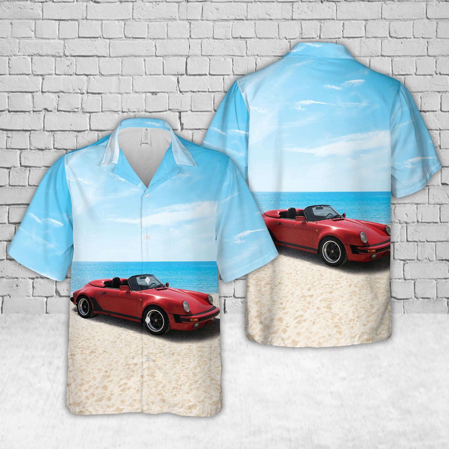 1989 Porsche 911 ‘Turbo Look’ Speedster Hawaiian Shirt Gift for Men Dad Father Gift for Men Dad Father
