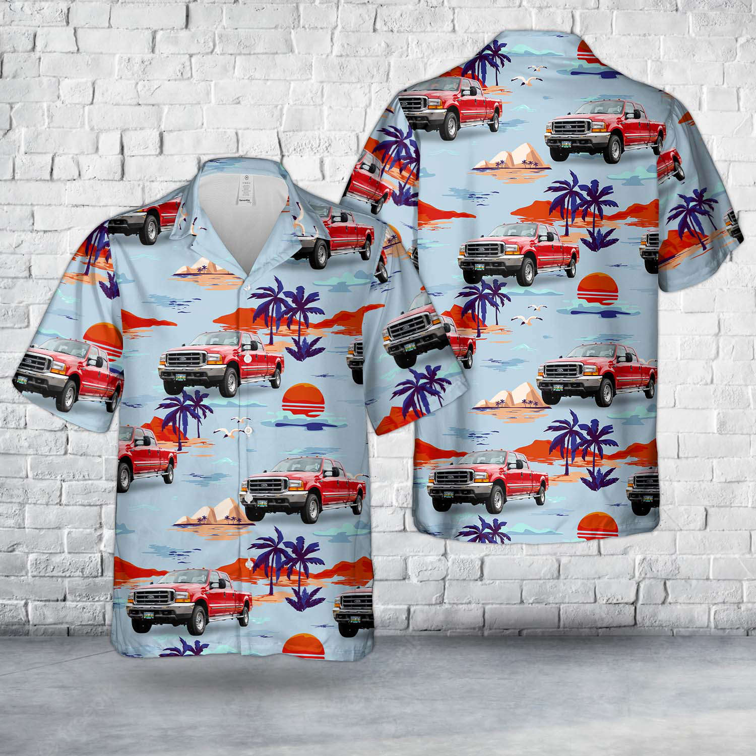 1999 Ford F-250 Super Duty Hawaiian Shirt Gift for Men Dad Father Gift for Men Dad Father