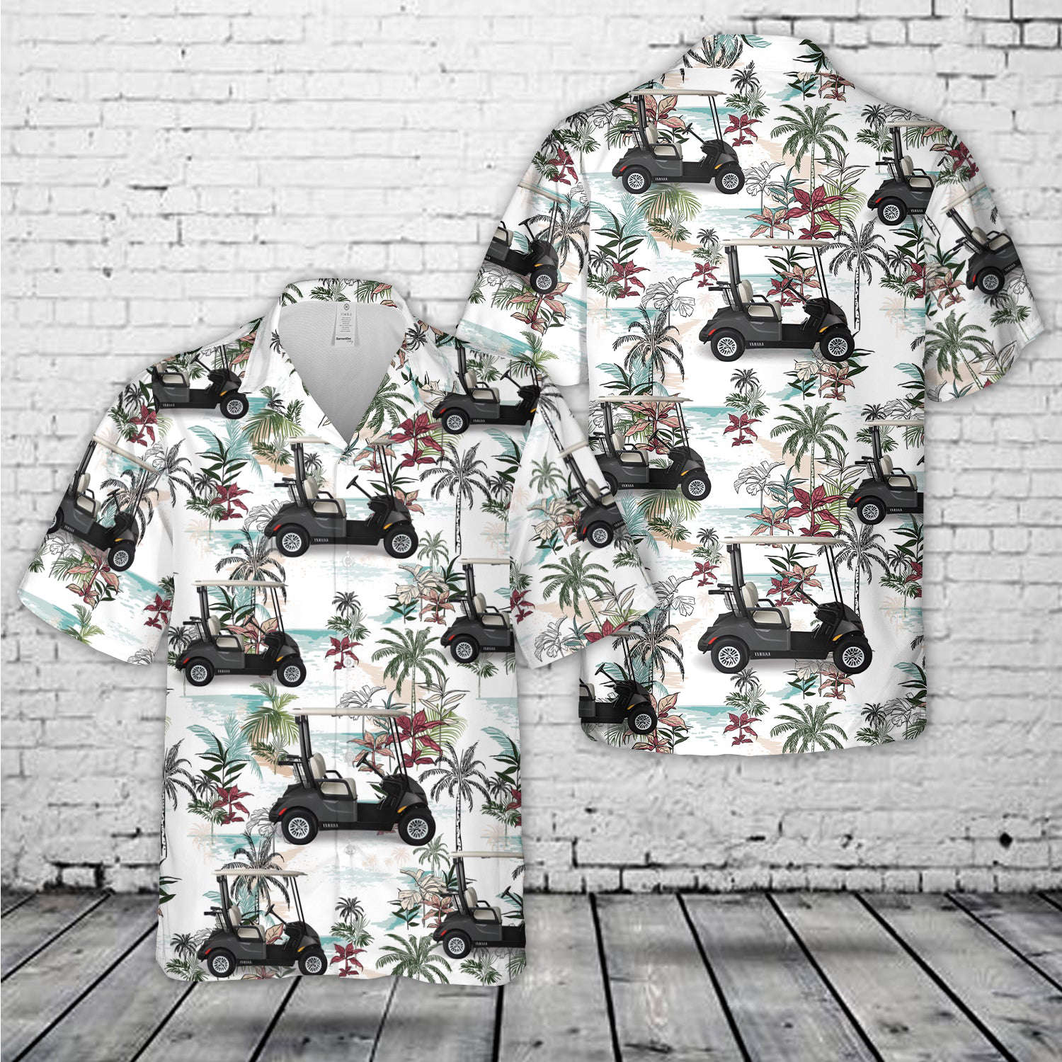 2022 Yamaha Drive2 – PTV (PowerTech AC) Golf Cart Hawaiian Shirt Gift for Men Dad Father Gift for Men Dad Father