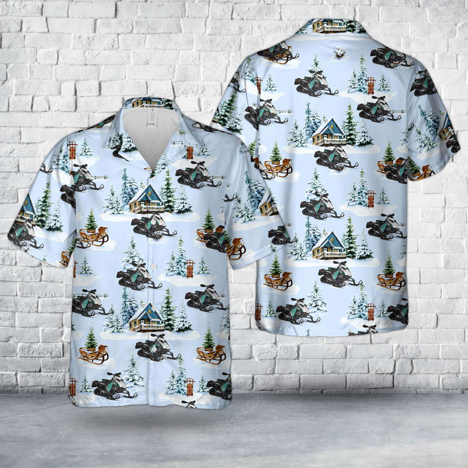 2023 Polaris 650 Switchback Assault 146 snowmobile Hawaiian Shirt Gift for Men Dad Father Gift for Men Dad Father