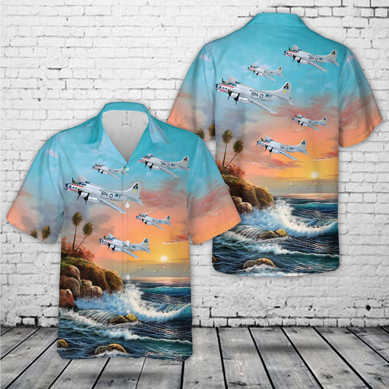 359th Bomb Squadron, 303rd Bomb Group ‘Duchess’ Daughter’ B-17G In WWII Hawaiian Shirt Gift for Men Dad Father Gift for Men Dad Father