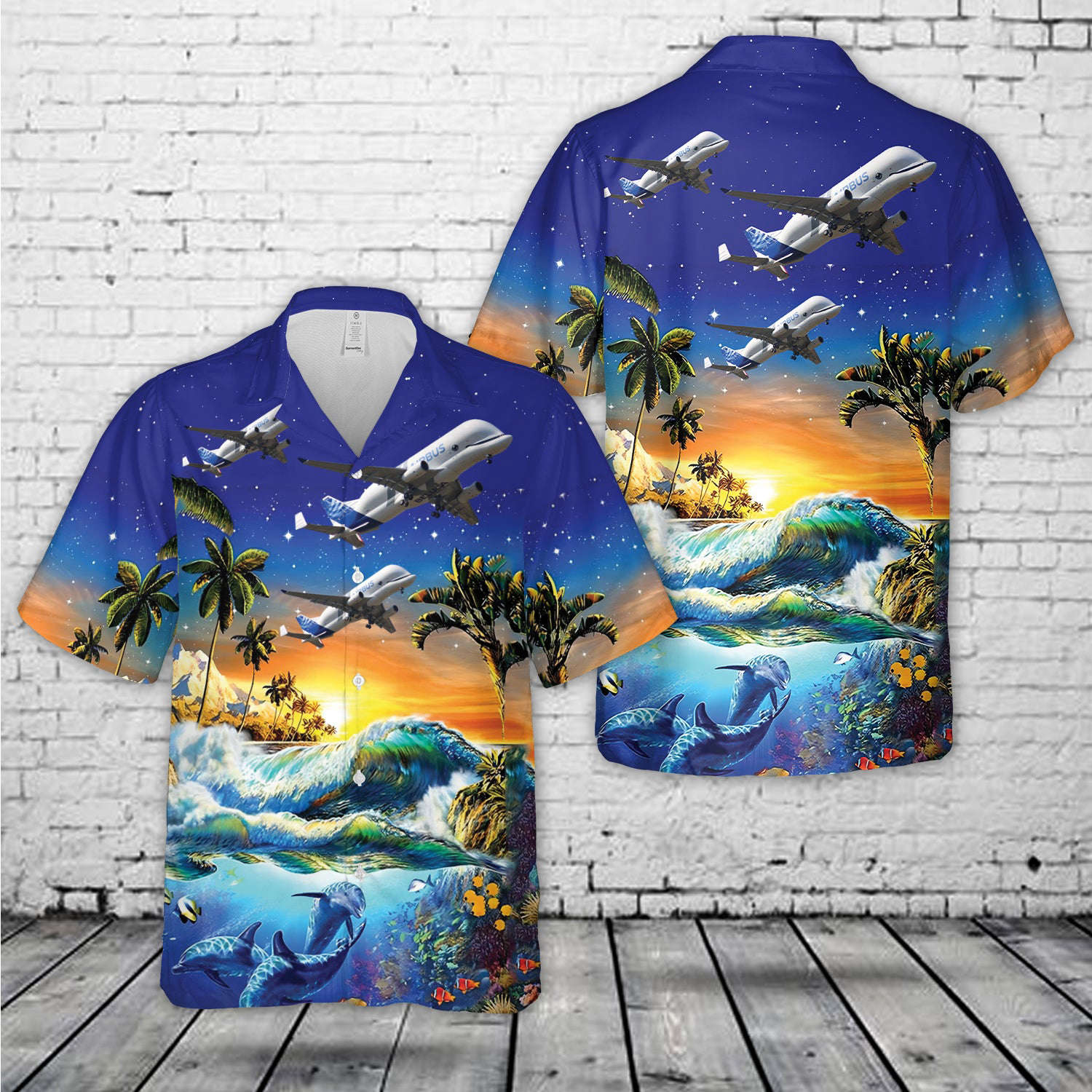Airbus Beluga XL (Airbus A330-700L) Hawaiian Shirt Gift for Men Dad Father Gift for Men Dad Father