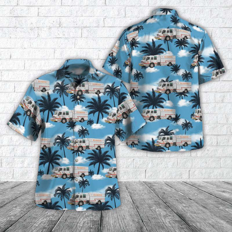 Allamuchy, New Jersey, Allamuchy Township – Rescue Hawaiian Shirt Gift for Men Dad Father Gift for Men Dad Father
