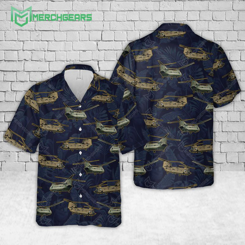 Army CH-47 Chinook Hawaiian Shirt Gift for Men Dad Father Gift for Men Dad Father