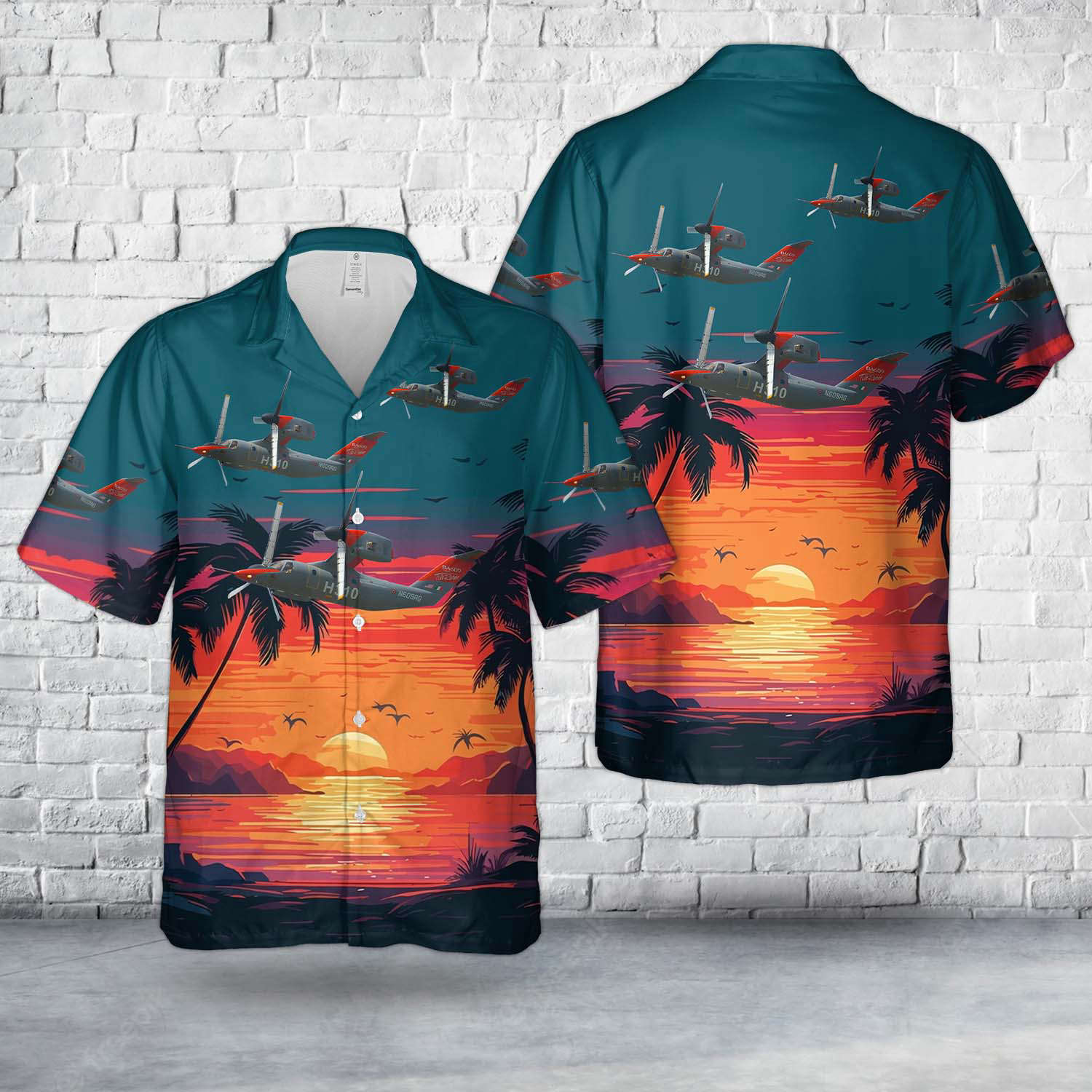 Augusta Westland AW-609 Hawaiian Shirt Gift for Men Dad Father Gift for Men Dad Father