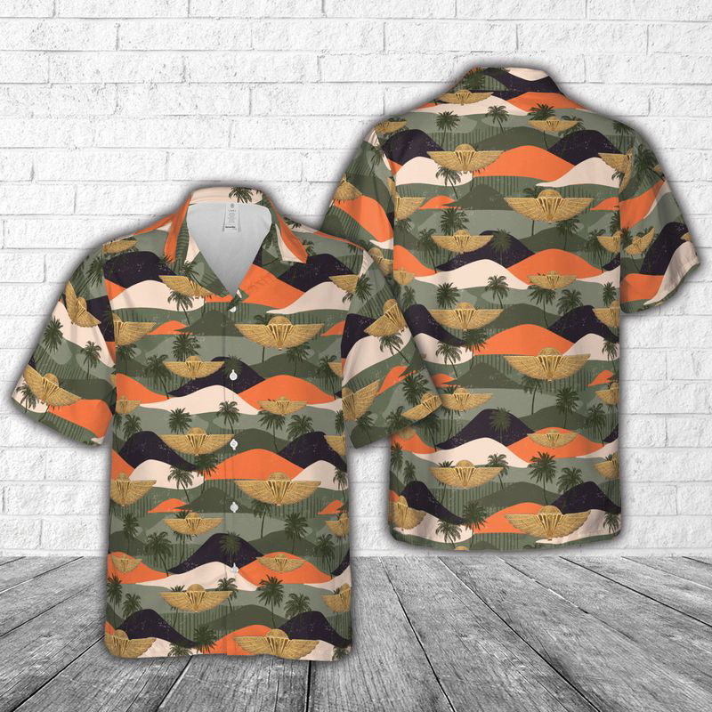 Australian Airborne & Special Operations Unit Insignia Hawaiian Shirt Gift for Men Dad Father Gift for Men Dad Father