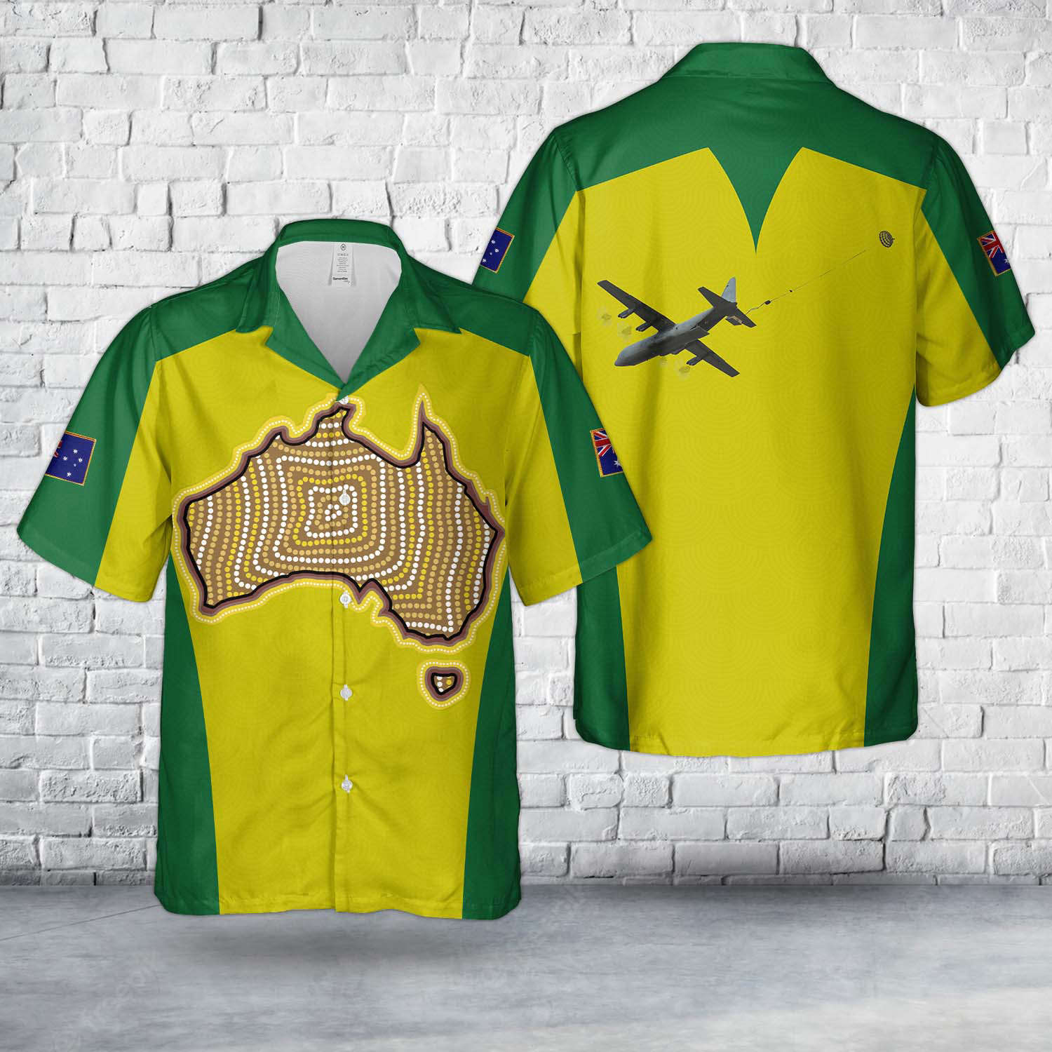Australian Army Air Dispatch C130J Plat Ext Hawaiian Shirt Gift for Men Dad Father Gift for Men Dad Father