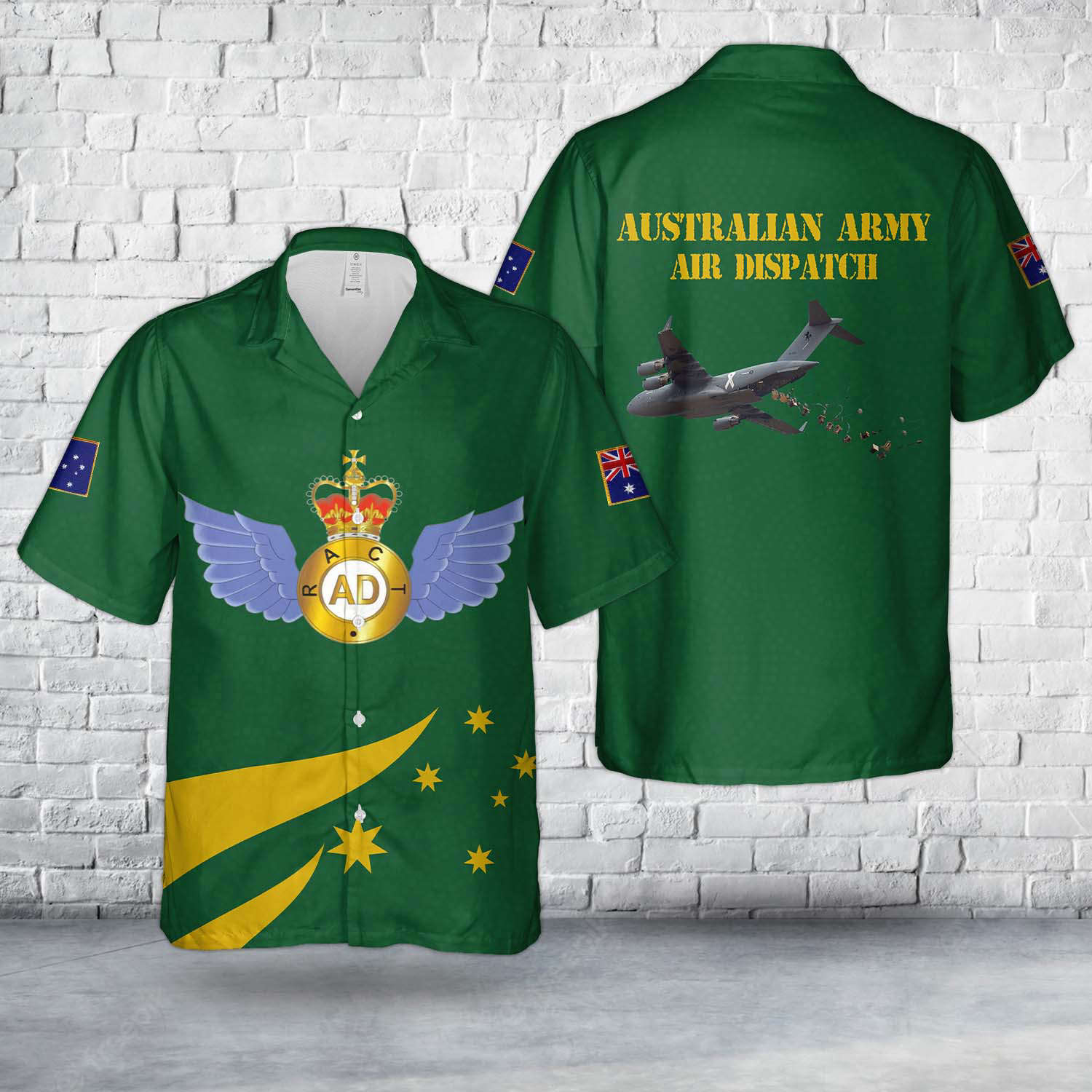 Australian Army Air Dispatch C17A Mass CDS Hawaiian Shirt Gift for Men Dad Father Gift for Men Dad Father