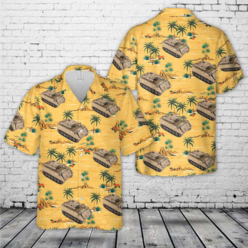 Australian Army M113A1 APC with T50 Turret Vietnam War Hawaiian Shirt Gift for Men Dad Father Gift for Men Dad Father