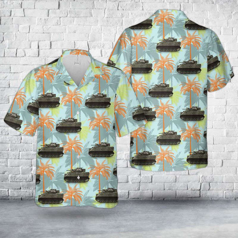 Australian Army M113A1 MRV in the 1980s (Scorpion Turret) Hawaiian Shirt Gift for Men Dad Father Gift for Men Dad Father
