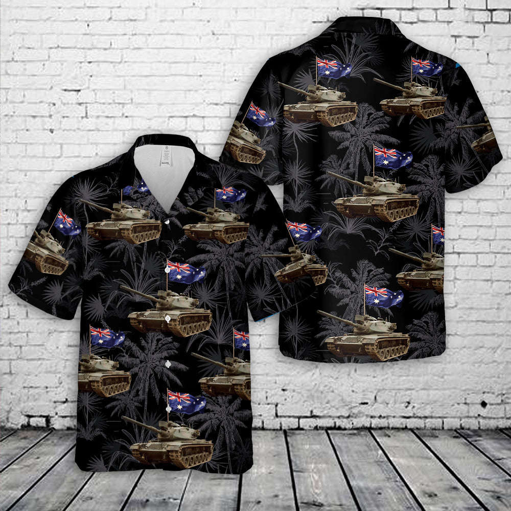 Austrian Army M60A3 Hawaiian Shirt Gift for Men Dad Father Gift for Men Dad Father