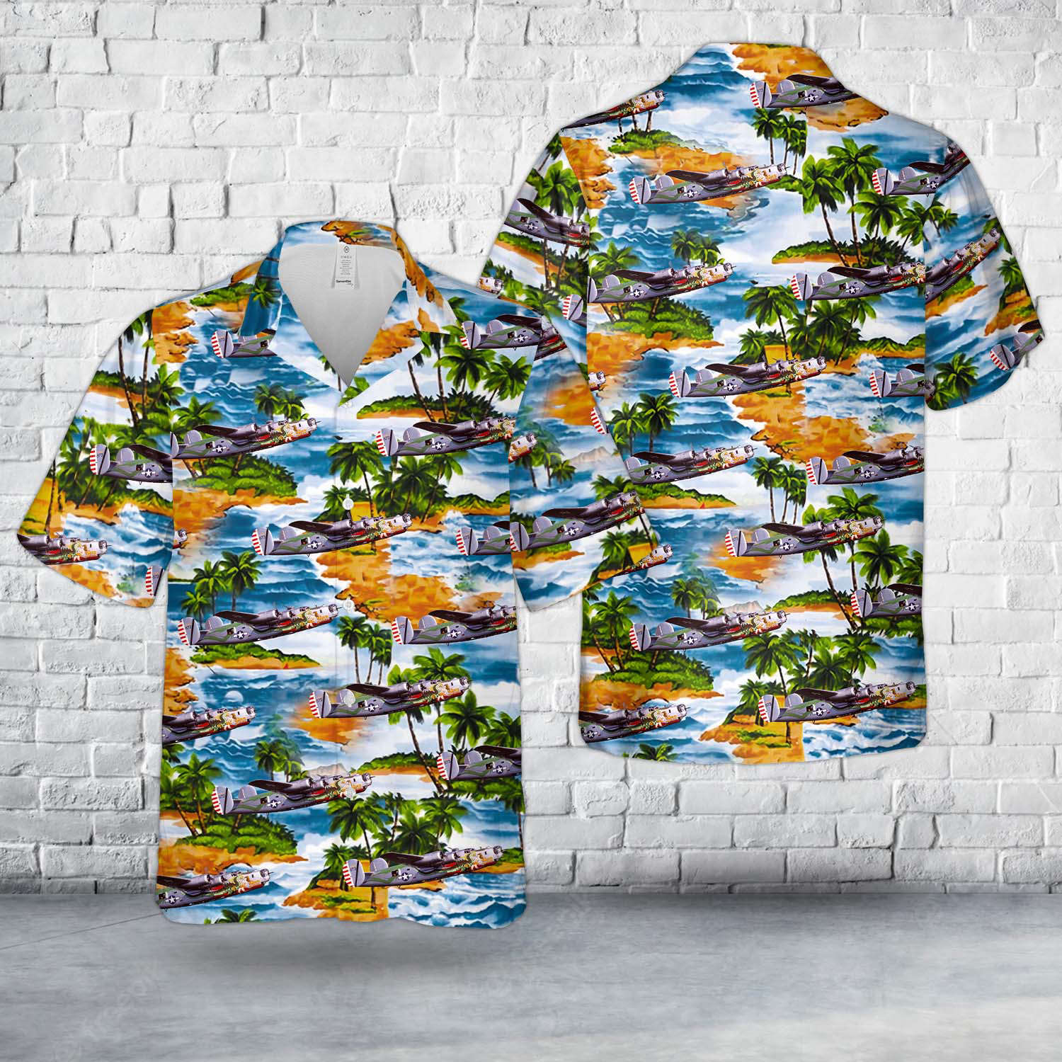 B-24 Liberator “Dragon and His Tail” Hawaiian Shirt Gift for Men Dad Father Gift for Men Dad Father