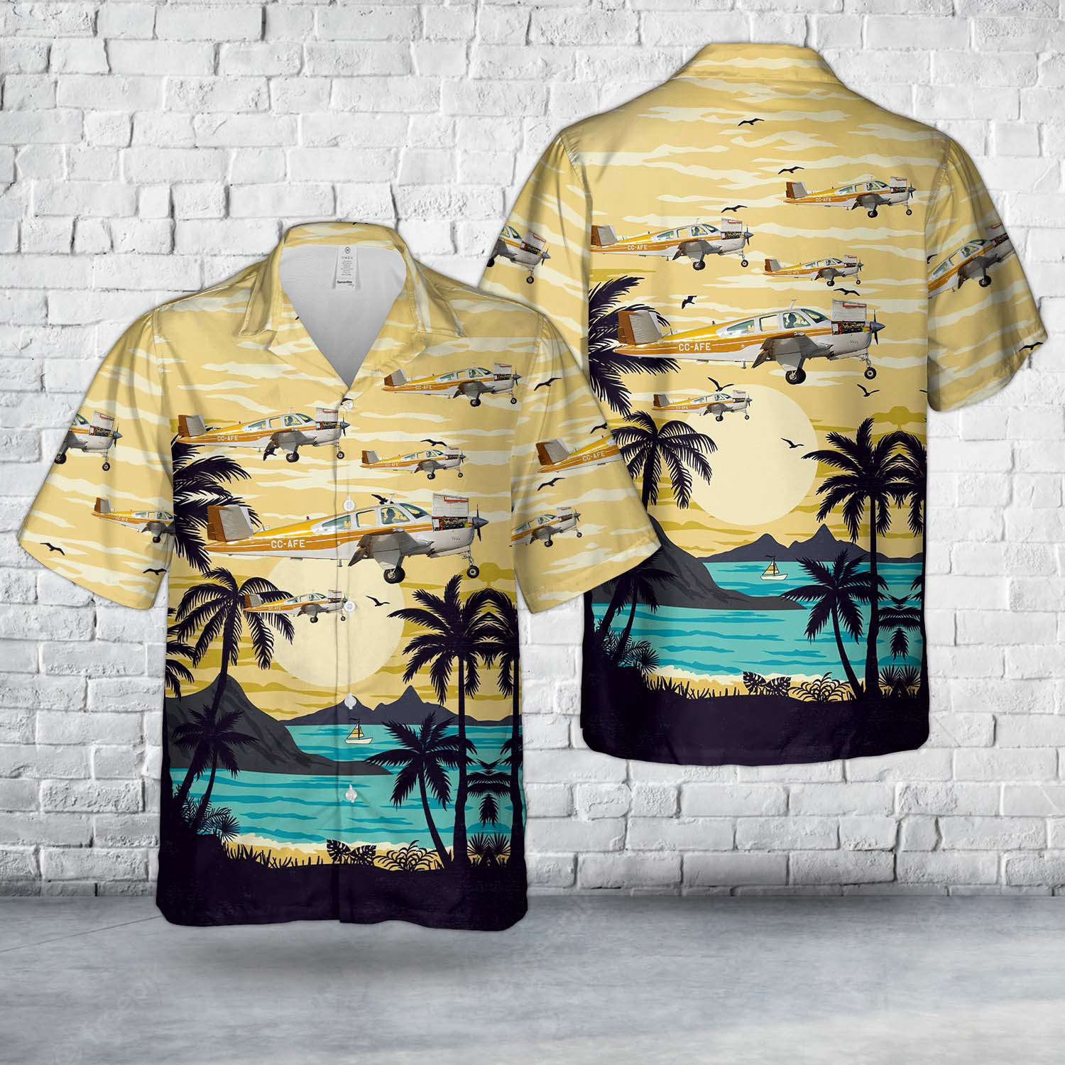 Beechcraft V35B Bonanza Hawaiian Shirt Gift for Men Dad Father Gift for Men Dad Father