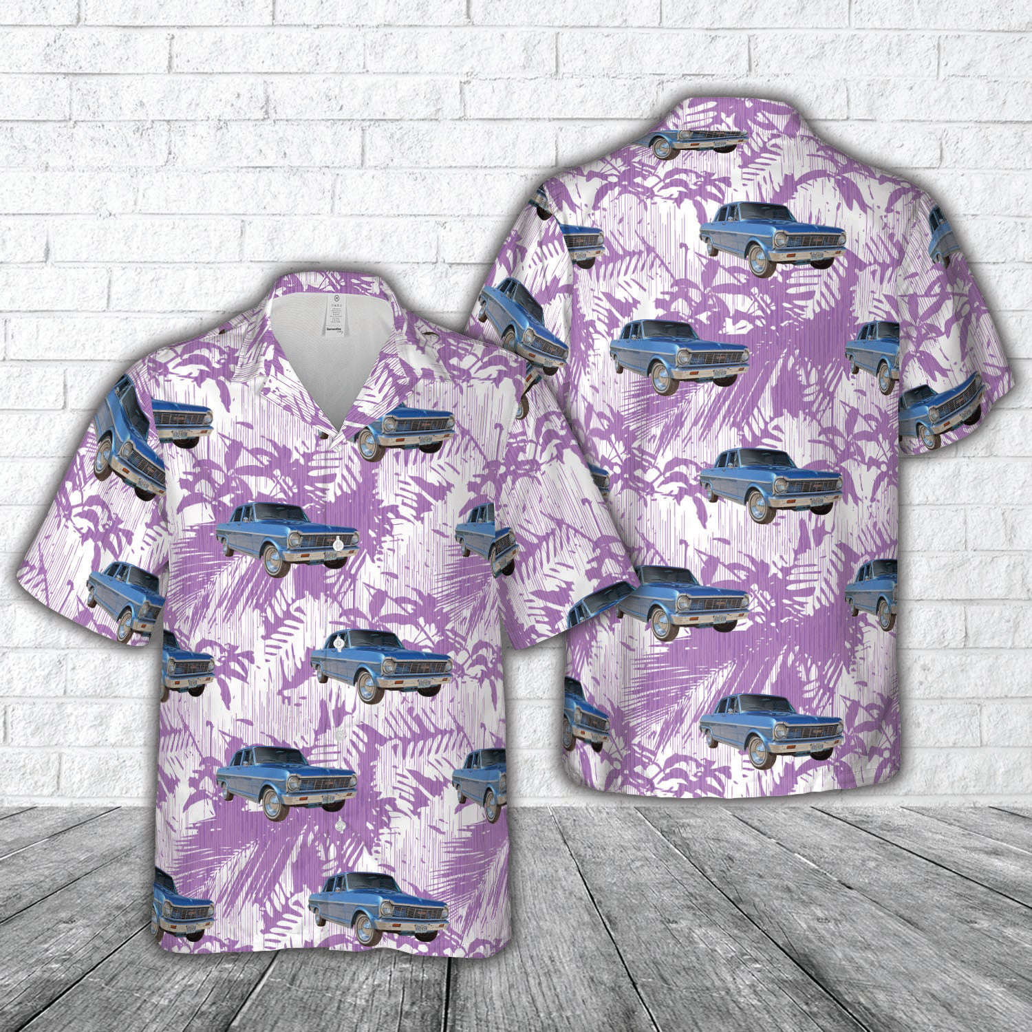 Blue Nova – 65 Nova Chevy II Hawaiian Shirt Gift for Men Dad Father Gift for Men Dad Father
