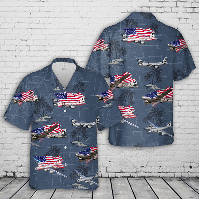 Boeing B-29 Superfortress 4th Of July Hawaiian Shirt Gift for Men Dad Father Gift for Men Dad Father