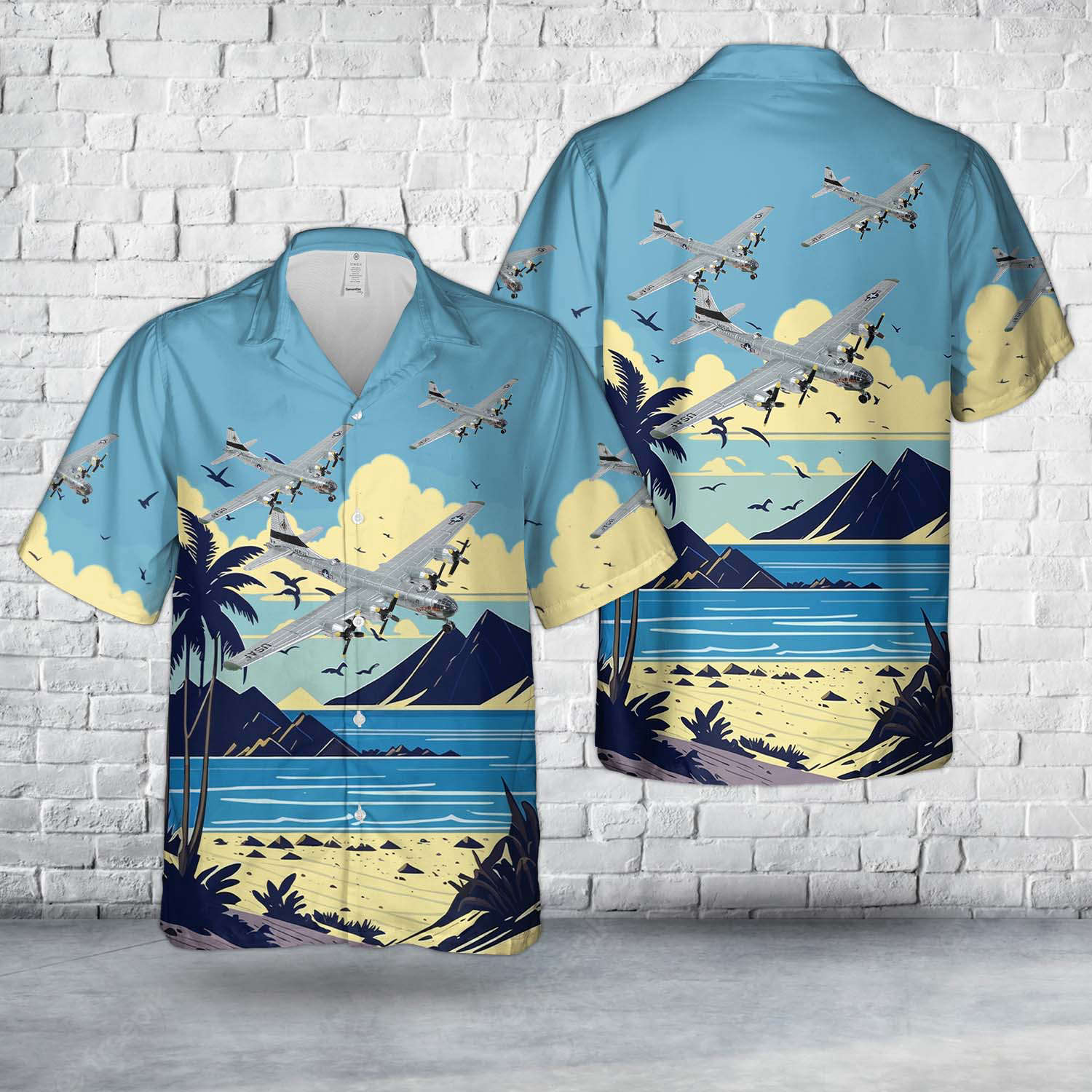 Boeing B29 Superfortress Raz’N Hell 28BS,19BG,97BW USAAF Hawaiian Shirt Gift for Men Dad Father Gift for Men Dad Father