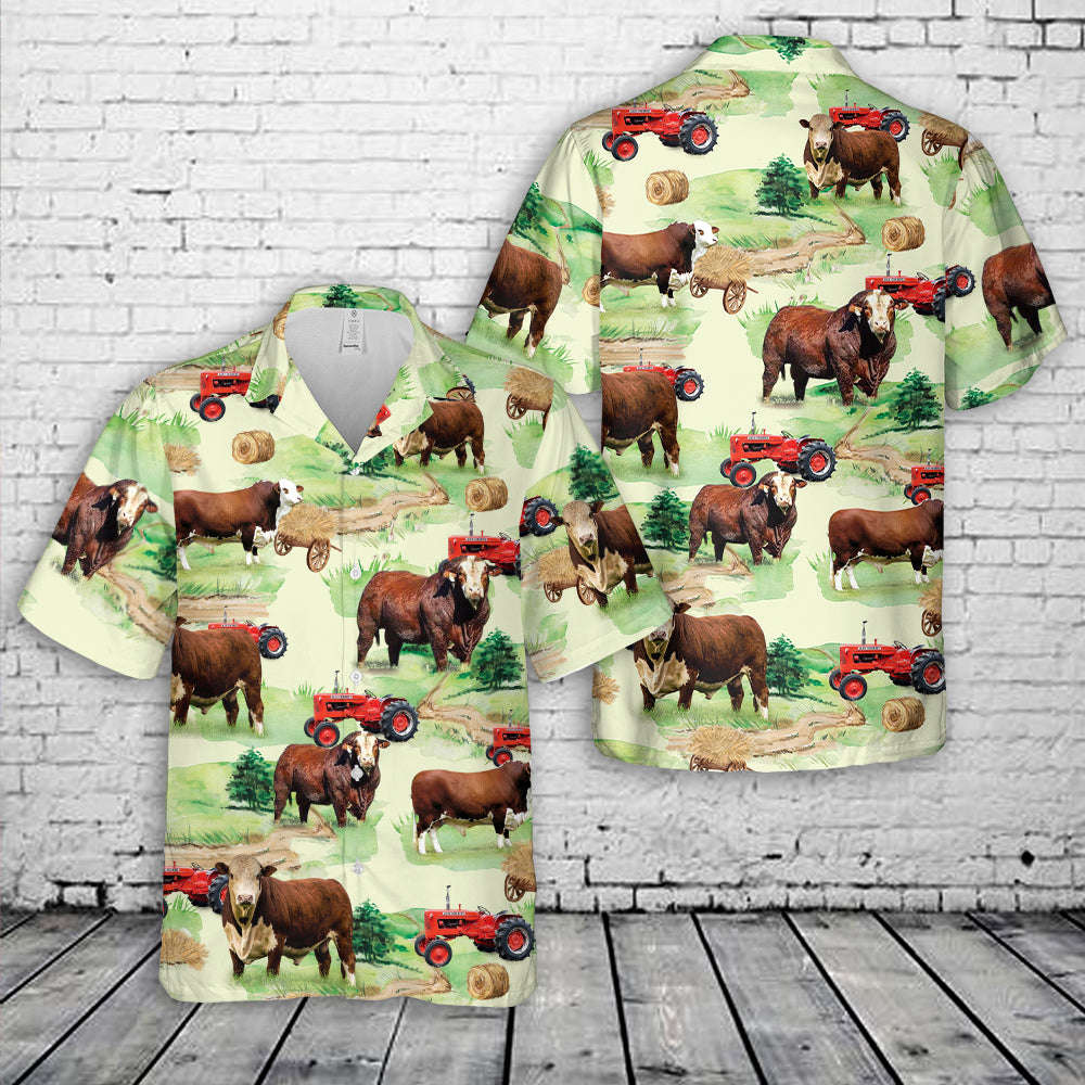 Braford Hawaiian Shirt Gift for Men Dad Father Gift for Men Dad Father