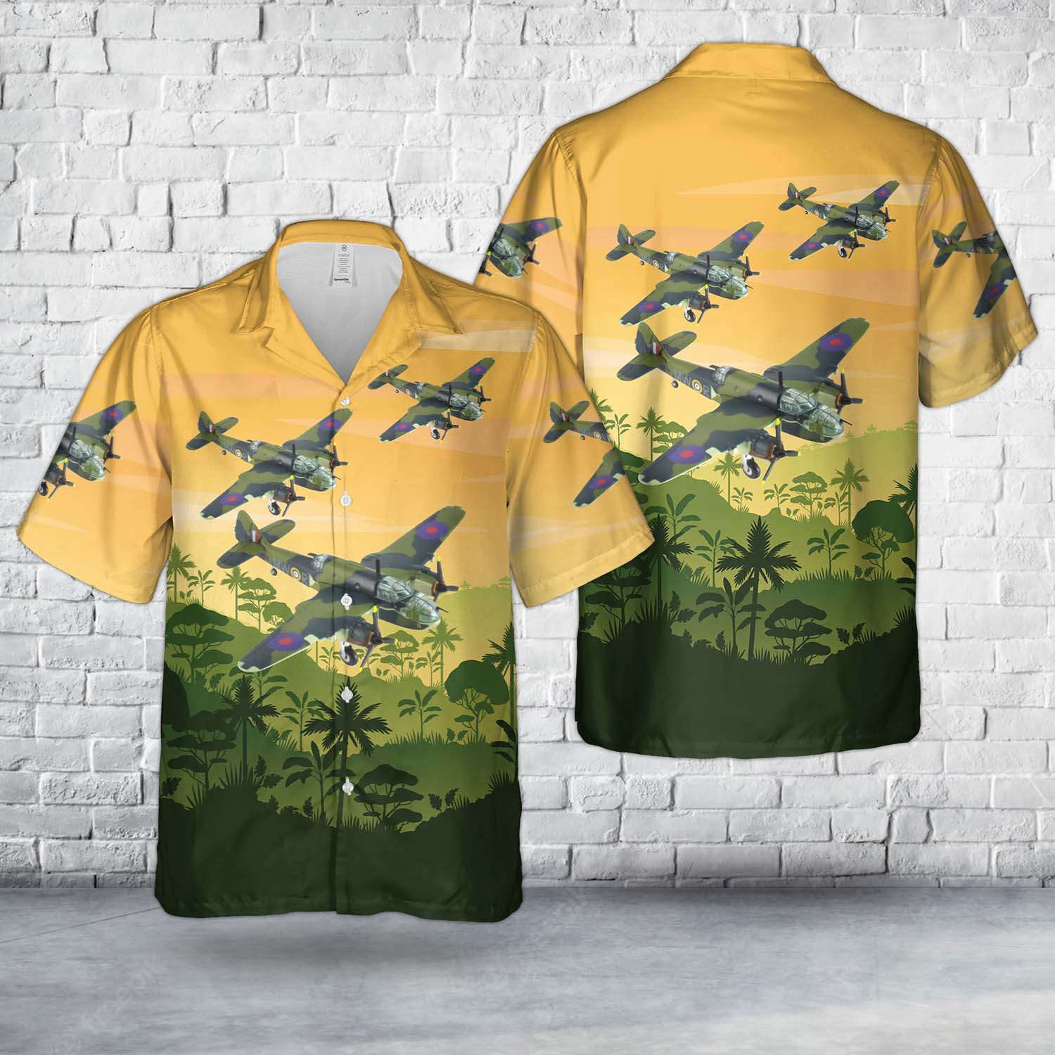 Bristol Beaufort Mk I L9878 MW-R No.217 Squadron Royal Air Force Coastal Command St. Eval 1941 Hawaiian Shirt Gift for Men Dad Father Gift for Men Dad Father