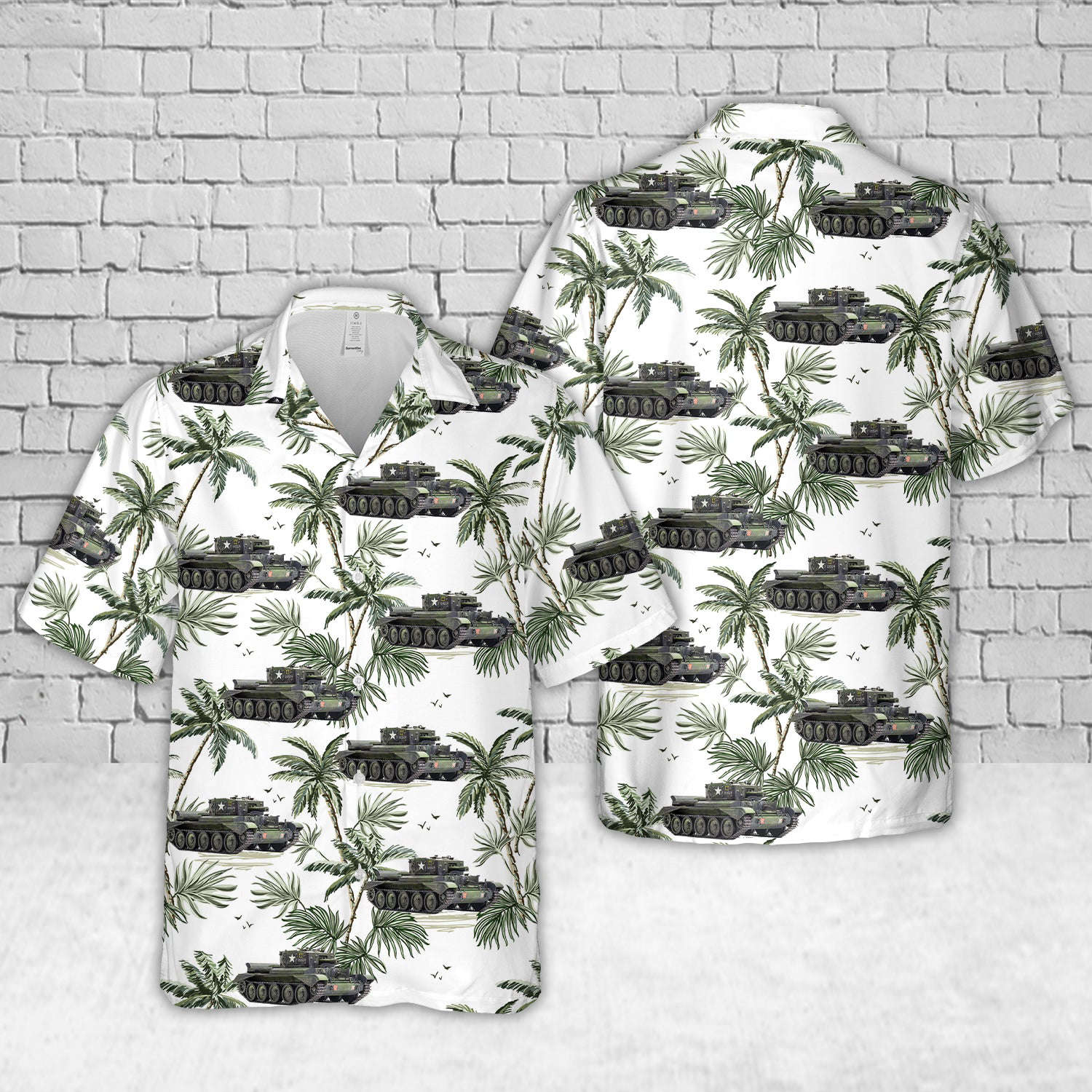 British Army Cruiser Mk.VIII A27M Cromwell Mk.VI Hawaiian Shirt Gift for Men Dad Father Gift for Men Dad Father