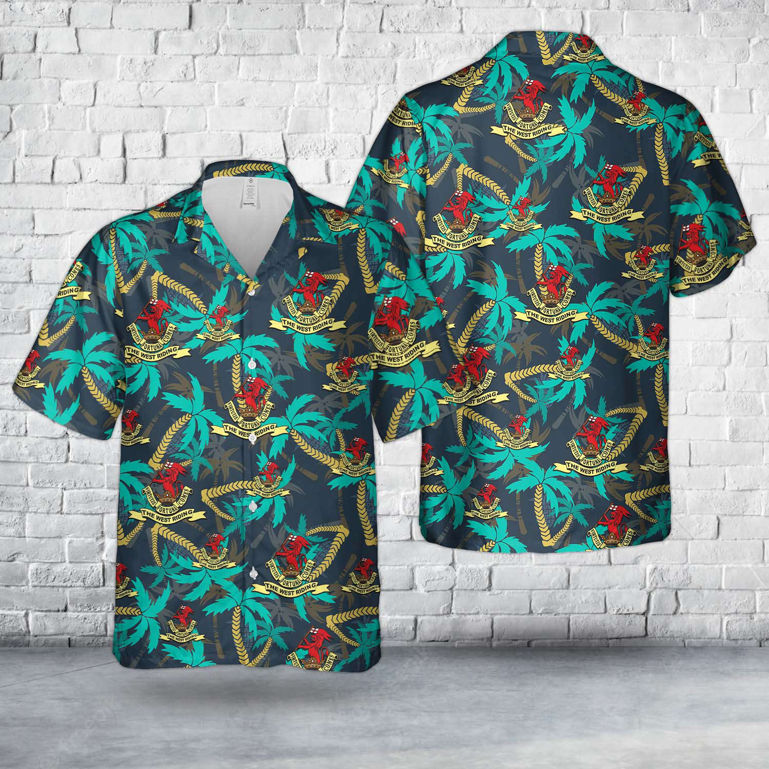 British Army, Duke of Wellington’s Regiment Hawaiian Shirt Gift for Men Dad Father Gift for Men Dad Father