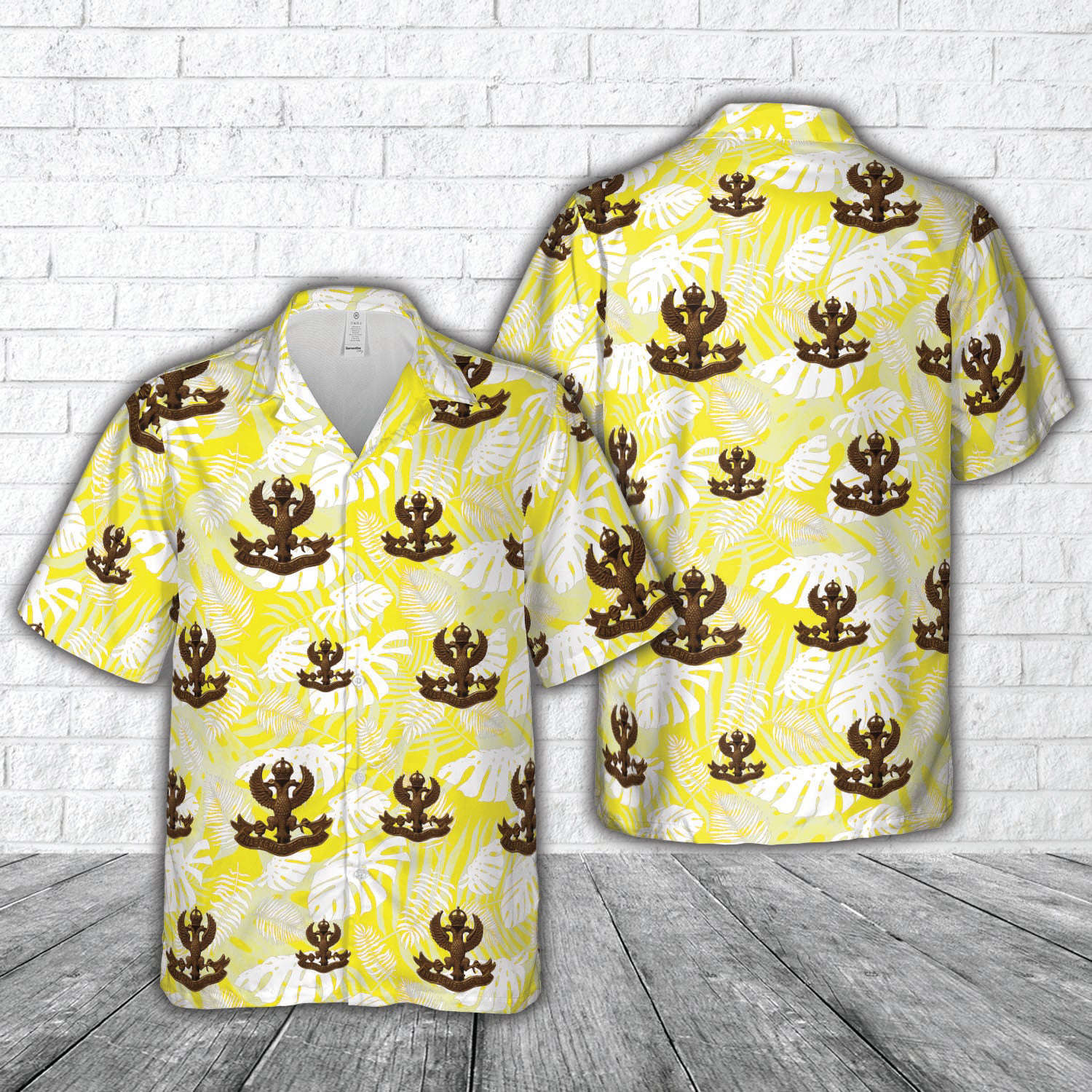 British Army, Lanarkshire Yeomanry Cap Badge In WWII Hawaiian Shirt Gift for Men Dad Father Gift for Men Dad Father