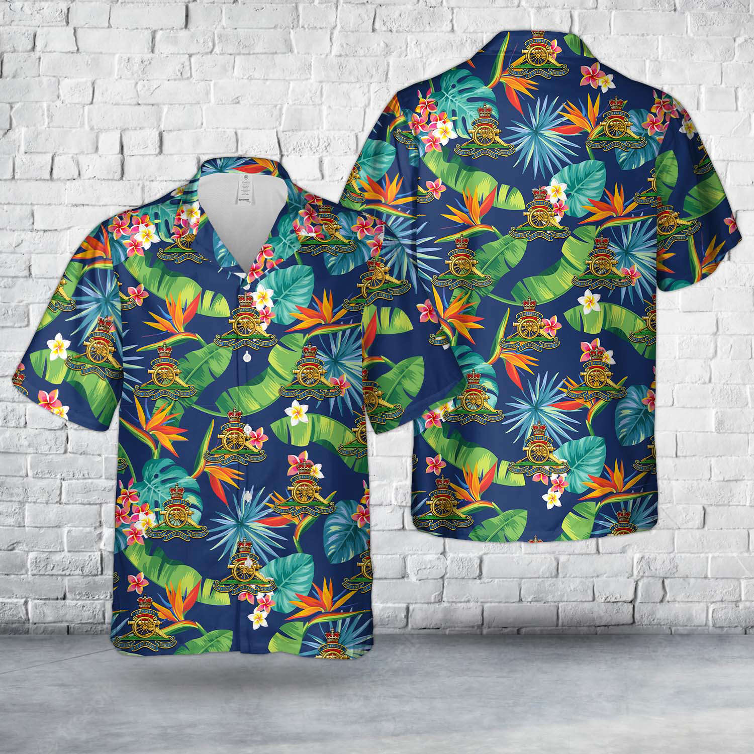 British Army Royal Artillery Hawaiian Shirt Gift for Men Dad Father Gift for Men Dad Father