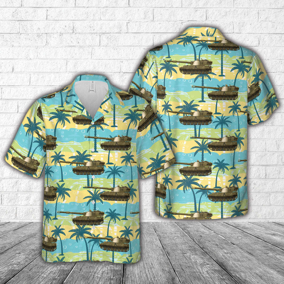 British M109A2, 2nd gulf war, 2003 Hawaiian Shirt Gift for Men Dad Father Gift for Men Dad Father
