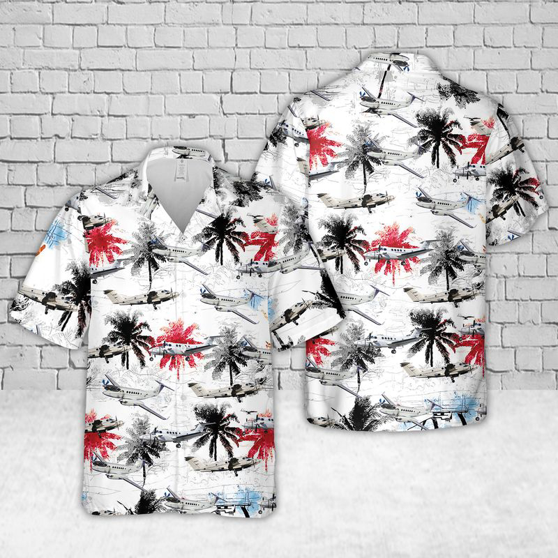 C-12 Huron Army Aviation Aircraft Hawaiian Shirt Gift for Men Dad Father Gift for Men Dad Father