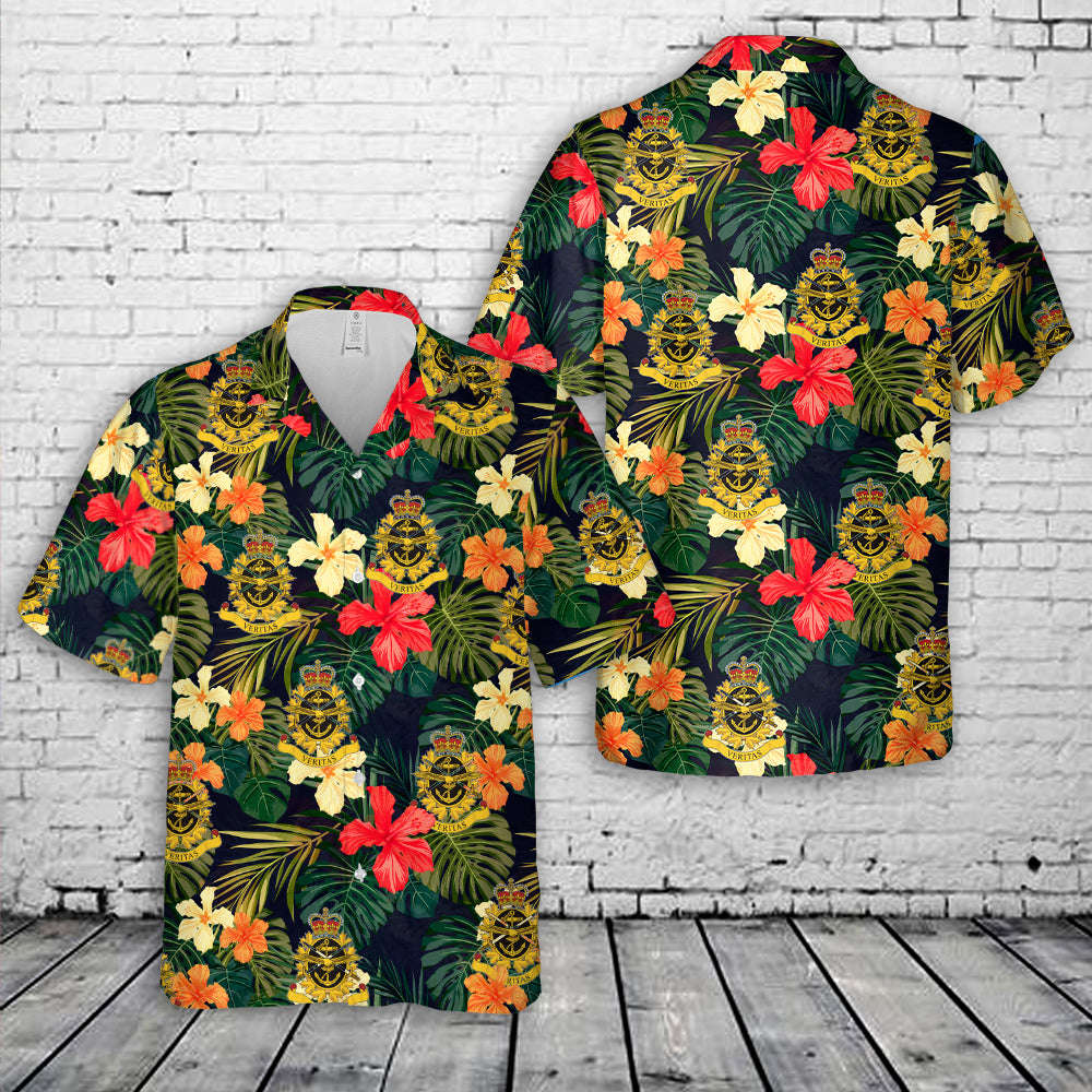 Canadian Armed Forces Public Affairs Branch Hawaiian Shirt Gift for Men Dad Father Gift for Men Dad Father