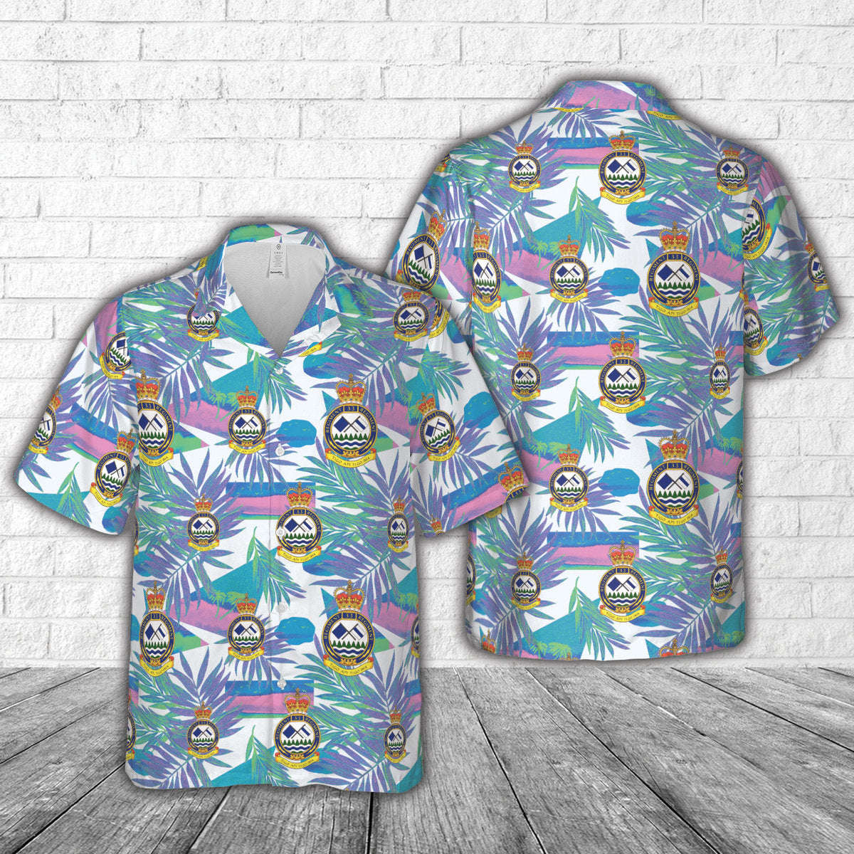 Canadian Army, 33 Signal Regiment Hawaiian Shirt Gift for Men Dad Father Gift for Men Dad Father