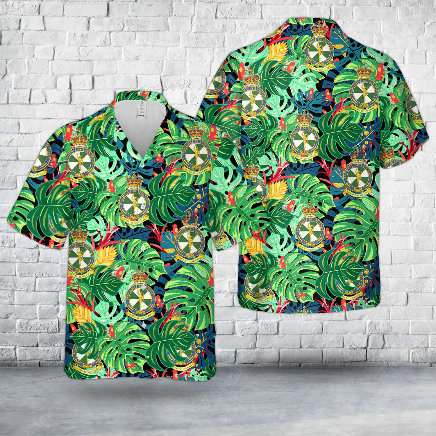 Canadian Army, 38 Signal Regiment Hawaiian Shirt Gift for Men Dad Father Gift for Men Dad Father