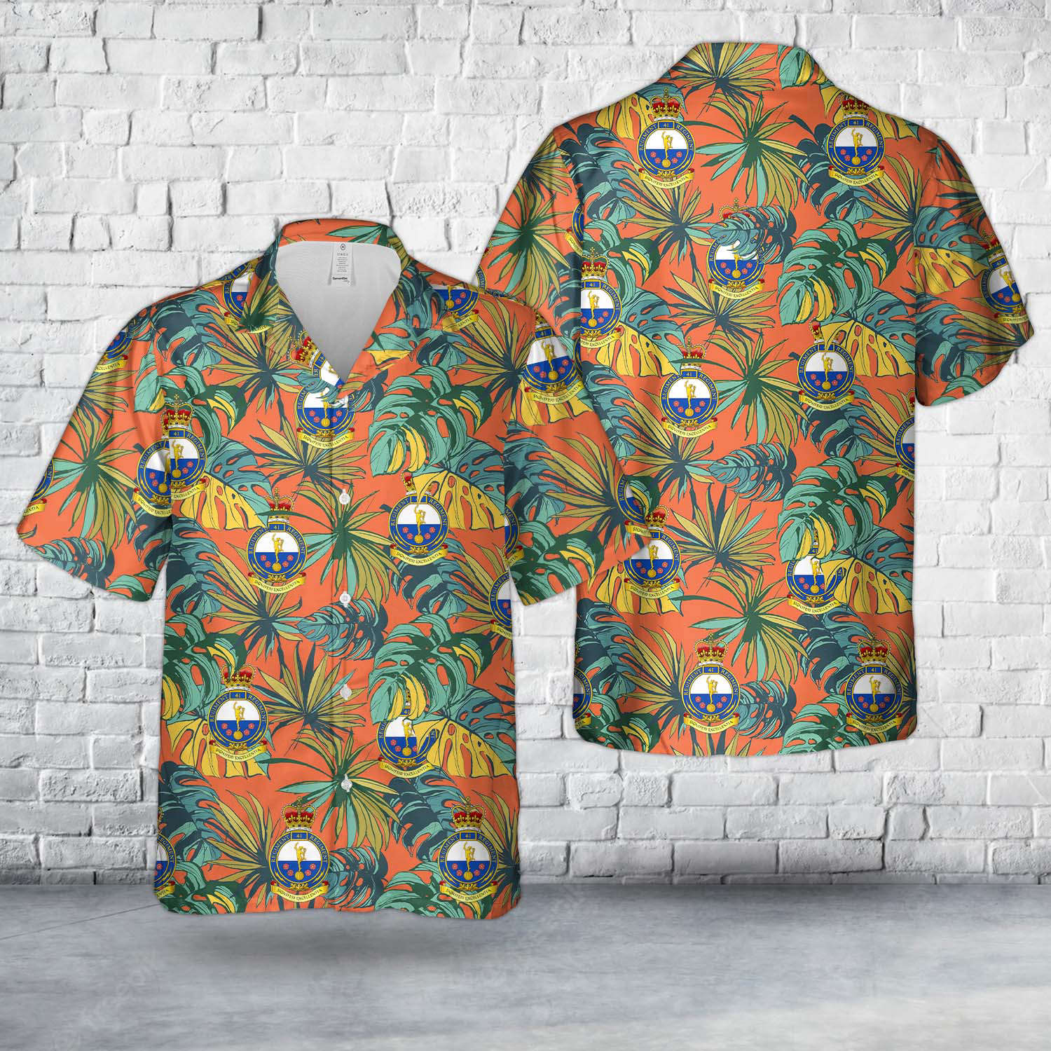 Canadian Army, 41 Signal Regiment Hawaiian Shirt Gift for Men Dad Father Gift for Men Dad Father