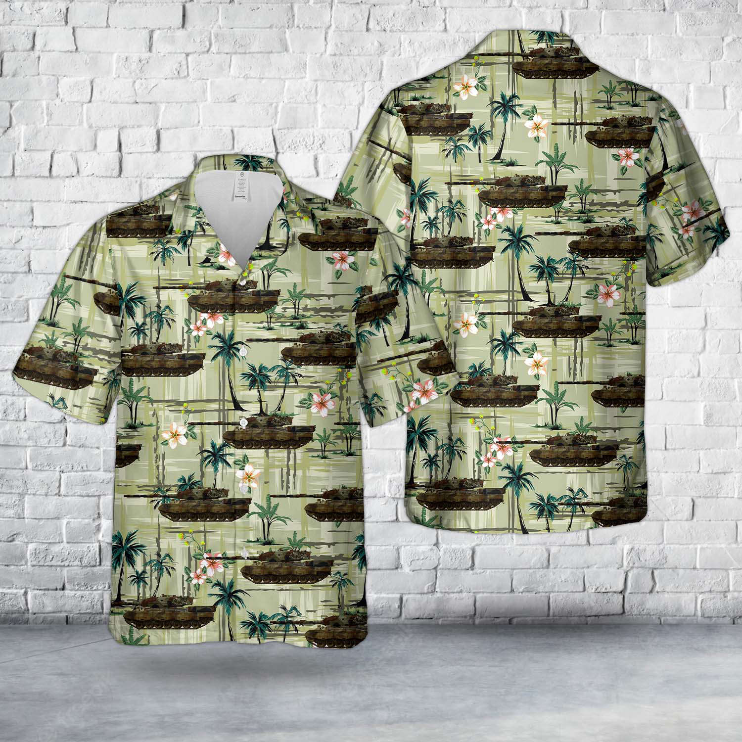 Canadian Army Leopard C1 Hawaiian Shirt Gift for Men Dad Father Gift for Men Dad Father